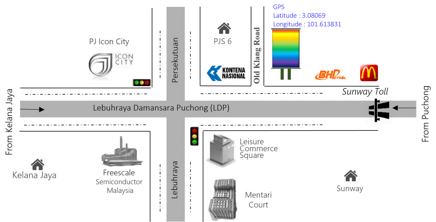 Sunway LDP (A) map